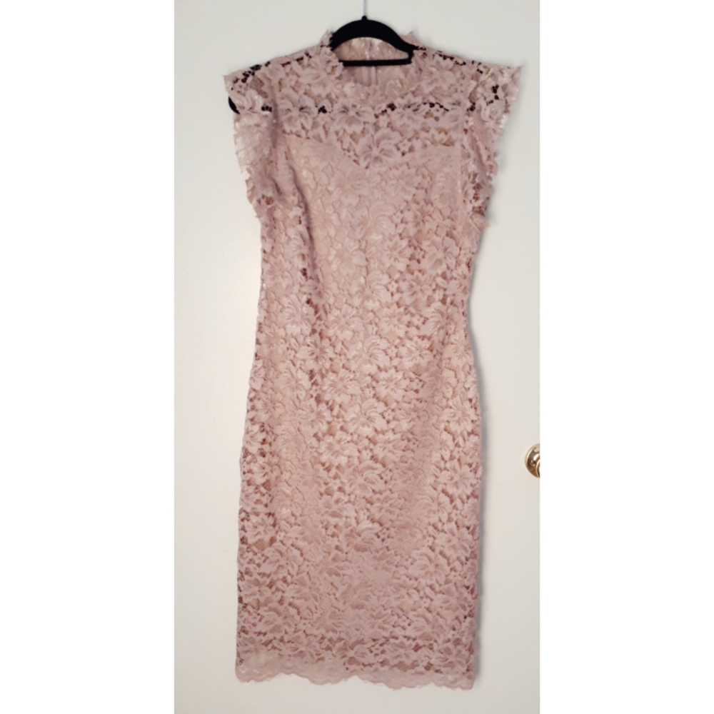 Enfocus Studio Baby Pink Midi Dress